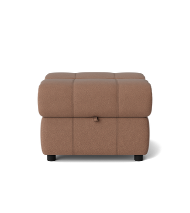 Galaxy Storage Footstool - Storage Foostool Fabric Footstools Sterling Home 6 BFA-BLJ-04 TOBACCO