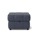 Galaxy Storage Footstool - Storage Foostool Fabric Footstools Sterling Home 8 BFA-BLJ-08 PACIFIC BLUE