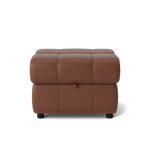 Galaxy Storage Footstool - Storage Foostool Fabric Footstools Sterling Home 7 BFA-BLJ-05 HAZELNUT