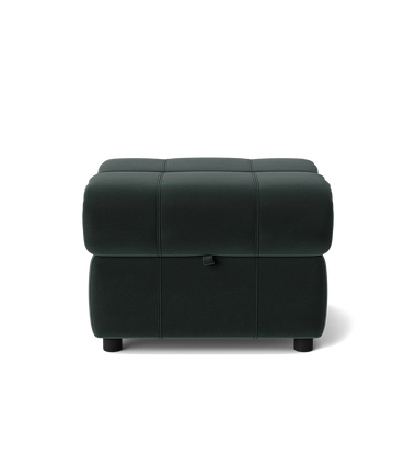 Galaxy Storage Footstool - Storage Foostool Fabric Footstools Sterling Home 14 FAB-MEG-21 CHARCOAL GREY