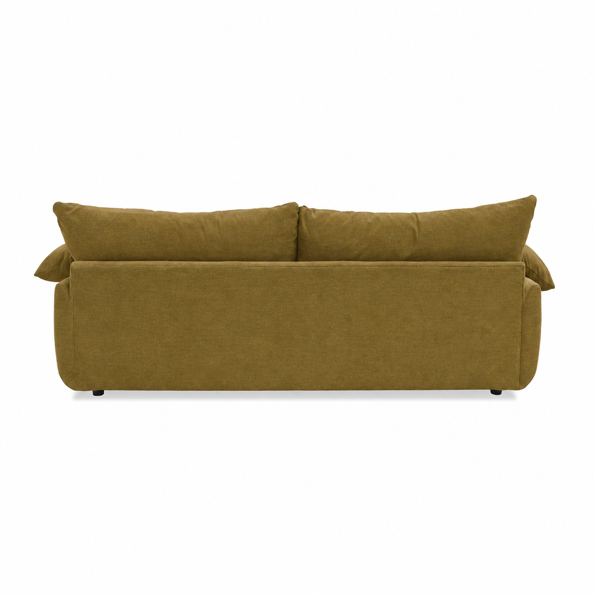 Vogue Williams Bayswater Extra Large Sofa - Extra Large Sofa Matt Chenille — Matt Chenille Old Gold, gallery image 2