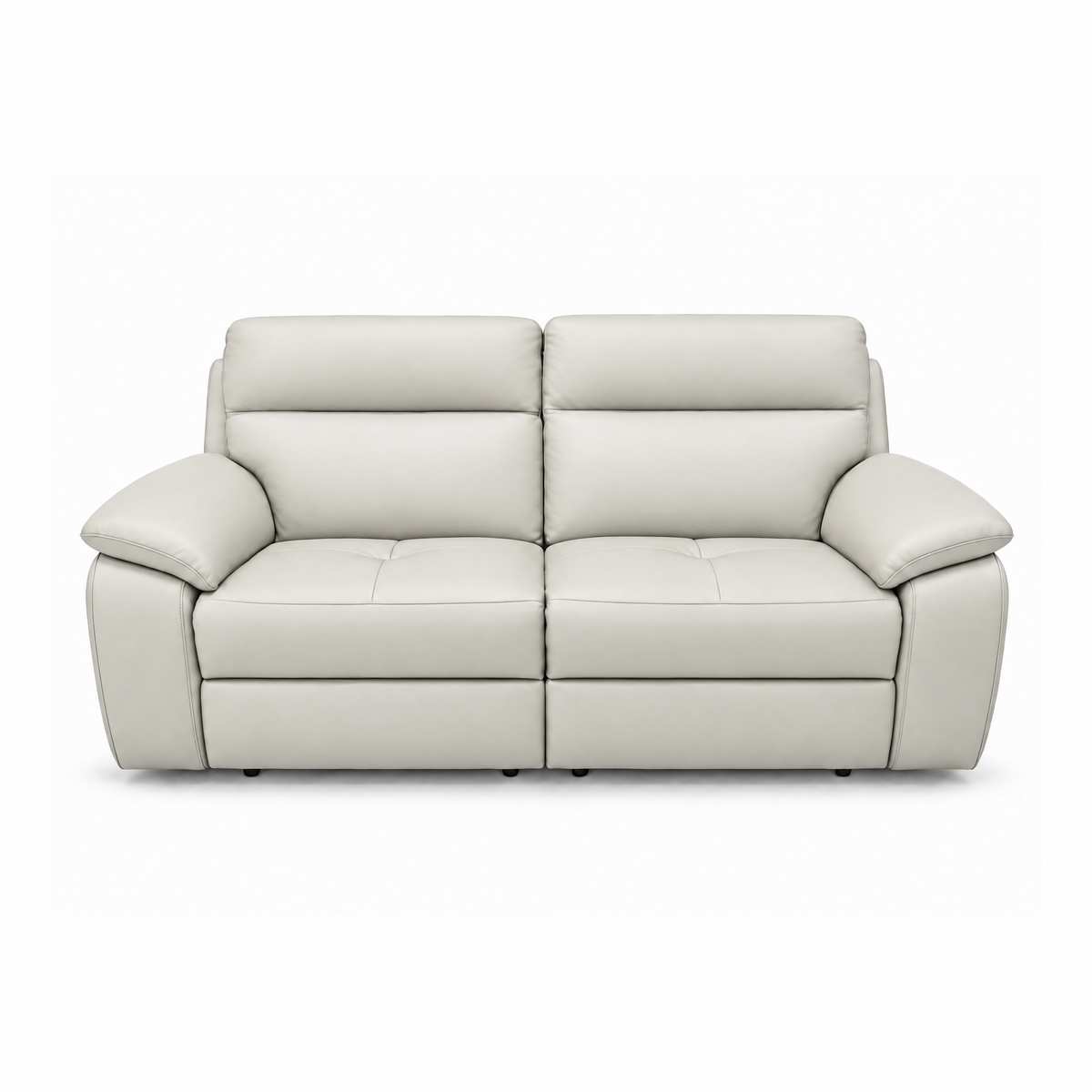 Nicoletti Vivaldi 3 Seater Recliner Sofa - 3 Seater Double Power Recliner CB Torello - Power Recliner with USB-C 3 Seater Sofas Sterling Home 2 Torello PS Bianco 93