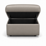 Nicoletti Vivaldi Storage Footstool - Ottoman Holder CK Botero — Botero 2152 Taupe, gallery image 2