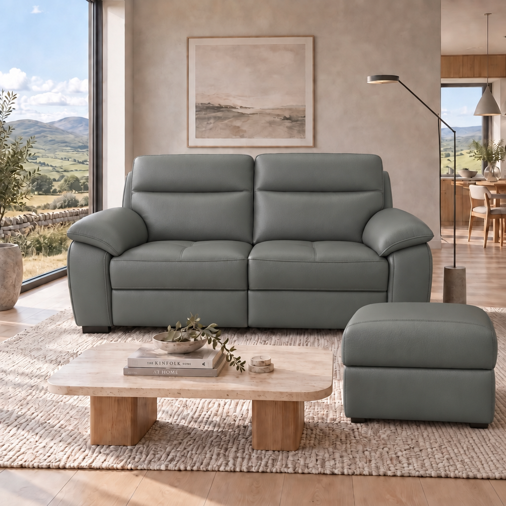 Nicoletti Vivaldi Storage Footstool - Ottoman Holder CK Botero — Botero 2162 Grigio, gallery image 1