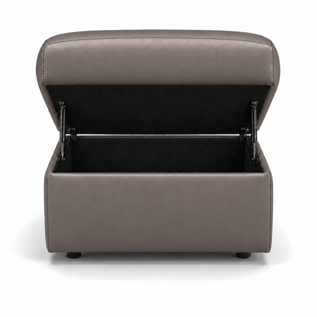 Nicoletti Vivaldi Storage Footstool - Ottoman Holder CB Torello — Torello PS Chocol -S 91, gallery image 2