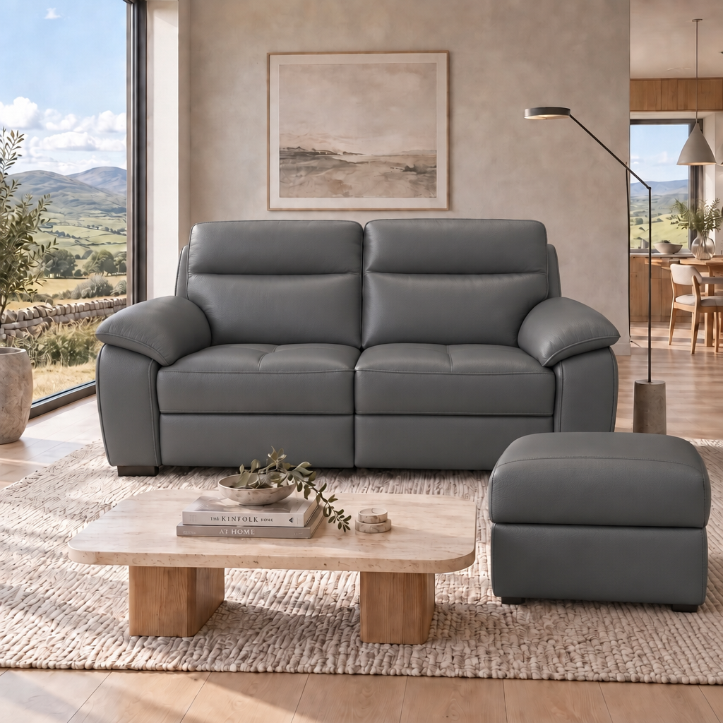 Nicoletti Vivaldi Storage Footstool - Ottoman Holder CB Torello — Torello PS Grigio Scuro 327, gallery image 2