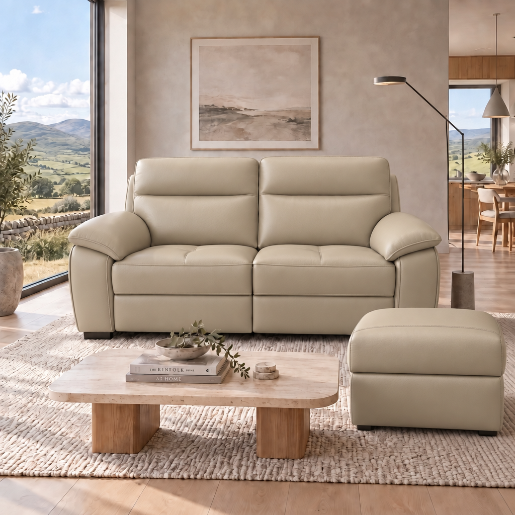 Nicoletti Vivaldi Storage Footstool - Ottoman Holder CB Torello — Torello PS 312 Taupe, gallery image 2