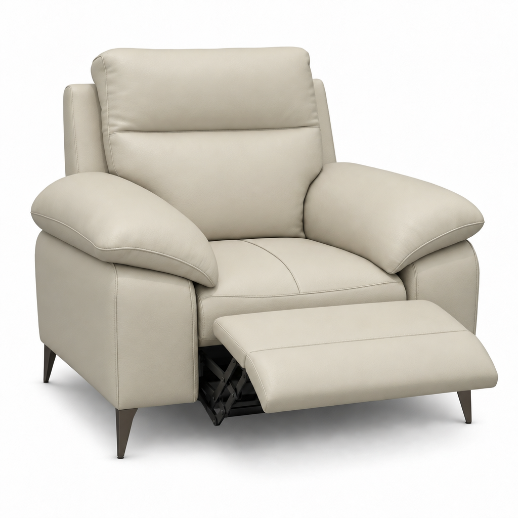 Nicoletti Vivaldi Recliner Armchair On Legs  - Power Recliner Chair on Legs CK Botero - Power Recliner with USB-C