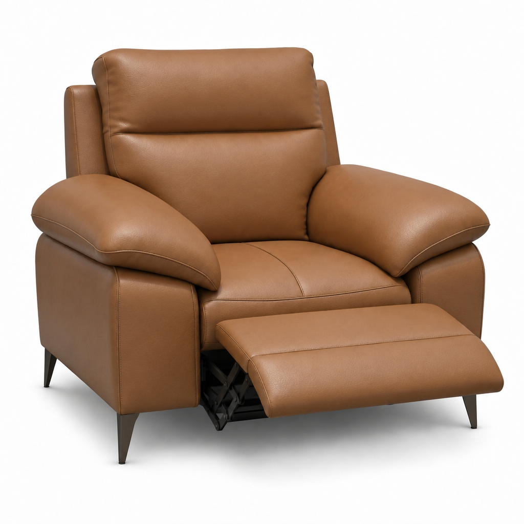 Nicoletti Vivaldi Recliner Armchair On Legs  - Power Recliner Chair on Legs CK Botero - Power Recliner with USB-C