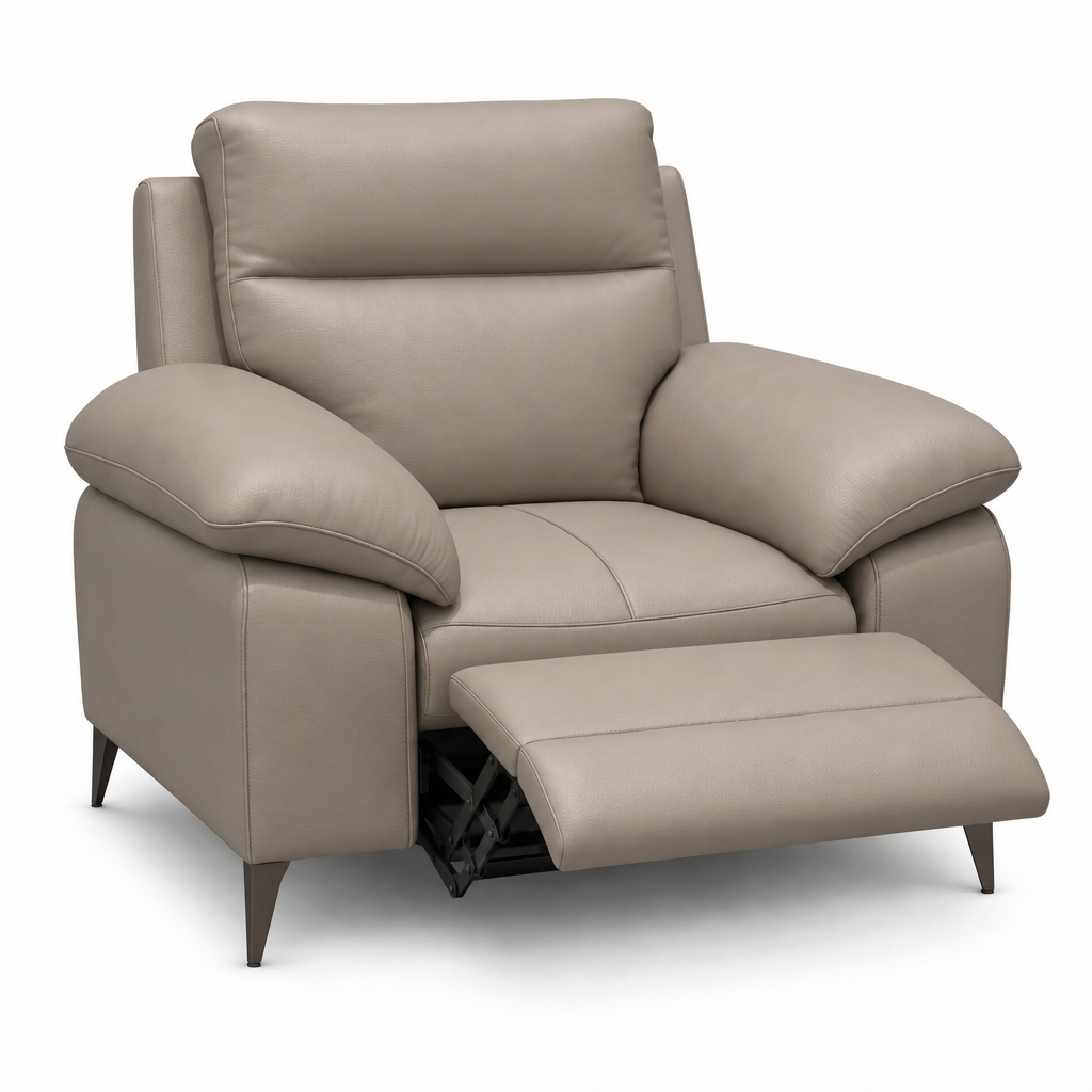 Nicoletti Vivaldi Recliner Armchair On Legs  - Power Recliner Chair on Legs CK Botero - Power Recliner with USB-C