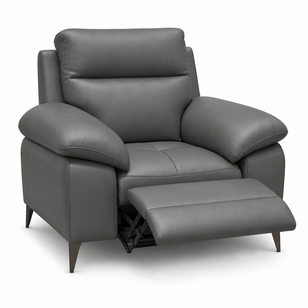 Nicoletti Vivaldi Recliner Armchair On Legs  - Power Recliner Chair on Legs CK Botero - Power Recliner with USB-C