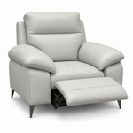Nicoletti Vivaldi Recliner Armchair On Legs  - Power Recliner Chair on Legs CB Torello - Power Recliner with USB-C