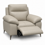 Nicoletti Vivaldi Recliner Armchair On Legs  - Power Recliner Chair on Legs CB Torello - Power Recliner with USB-C