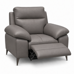 Nicoletti Vivaldi Recliner Armchair On Legs  - Power Recliner Chair on Legs CB Torello - Power Recliner with USB-C