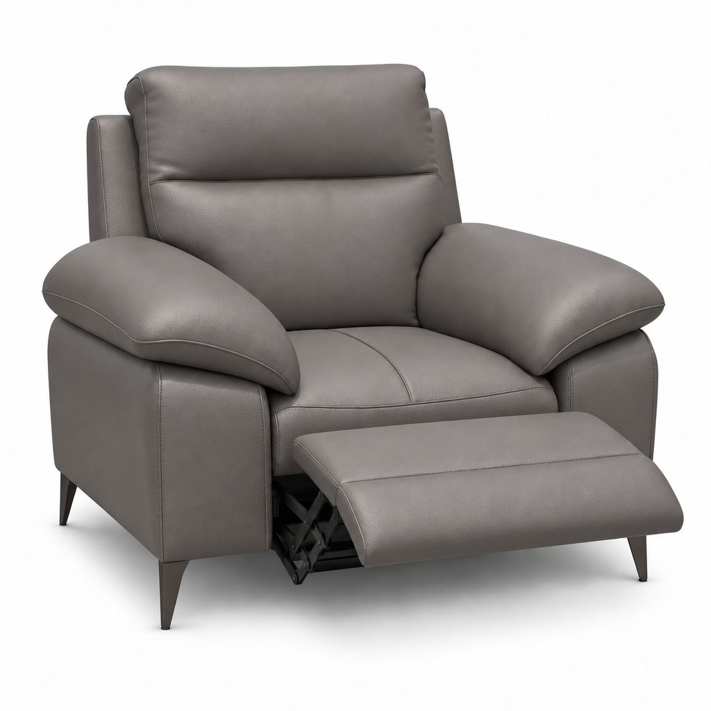 Nicoletti Vivaldi Recliner Armchair On Legs  - Power Recliner Chair on Legs CB Torello - Power Recliner with USB-C