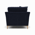 Tulip Armchair - Chair Fabric — Manhattan Ink/Avana Aqua/Lattice Marine / Light, gallery image 2