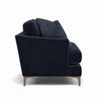 Tulip Armchair - Chair Fabric — Manhattan Ink/Avana Aqua/Lattice Marine / Smoke, gallery image 2