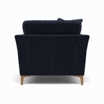 Tulip Armchair - Chair Fabric — Manhattan Ink/Avana Aqua/Lattice Marine / Smoke, gallery image 3
