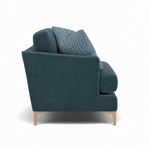 Tulip Armchair - Chair Fabric — Manhattan Airforce/Avana Cream/Lattice Haze / Light, gallery image 1