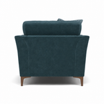 Tulip Armchair - Chair Fabric — Manhattan Airforce/Avana Cream/Lattice Haze / Smoke, gallery image 2