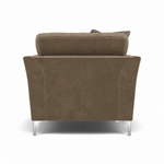 Tulip Armchair - Chair Fabric — Manhattan Acorn/Avana Platinum/Lattice Bronze / Brushed Chrome, gallery image 2