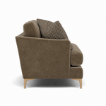 Tulip Armchair - Chair Fabric — Manhattan Acorn/Avana Platinum/Lattice Bronze / Light, gallery image 1