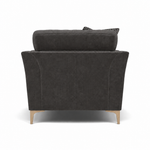 Tulip Armchair - Chair Fabric — Manhattan Asphalt/Avanna Steel/Lattice Steel / Light, gallery image 2