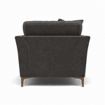 Tulip Armchair - Chair Fabric — Manhattan Asphalt/Avanna Steel/Lattice Steel / Smoke, gallery image 2