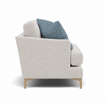 Tulip Armchair - Chair Fabric — Avana Cream/Lattice Haze/Manhattan Airforce / Light, gallery image 1