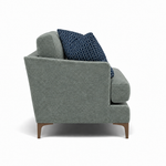 Tulip Armchair - Chair Fabric — Avana Aqua/Lattice Marine/Manhattan Ink / Smoke, gallery image 1