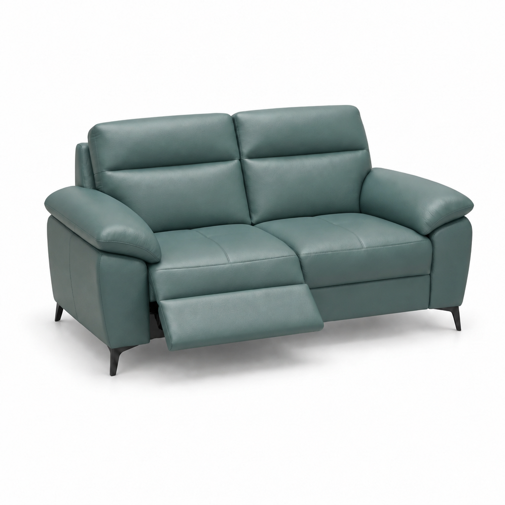Nicoletti Vivaldi 2 Seater Recliner Sofa On Legs - 2 Seater Double Power Recliner on Legs CK Botero - Power Recliner with USB-C 2 Seater Sofas Sterling Home 4 Botero 2155 Ottanio