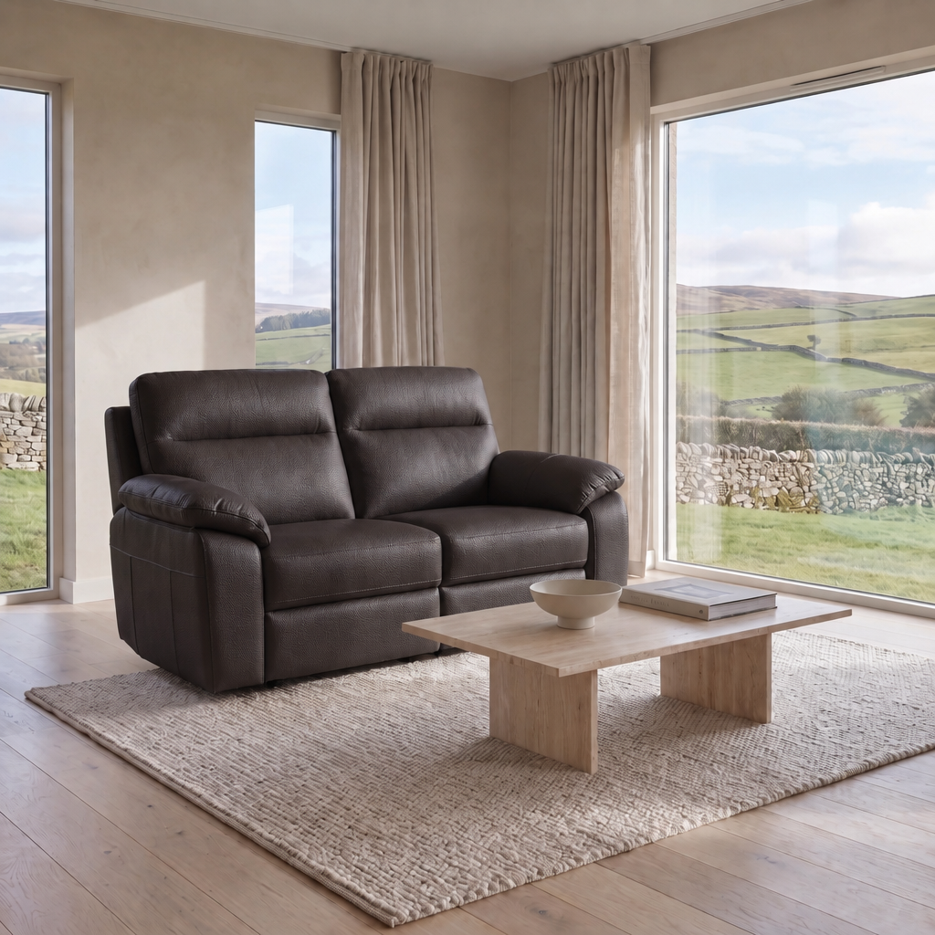 Nicoletti Vivaldi 2 Seater Sofa    - 2 Seater CK Botero — Botero 2157 Testa Di Moro, gallery image 1