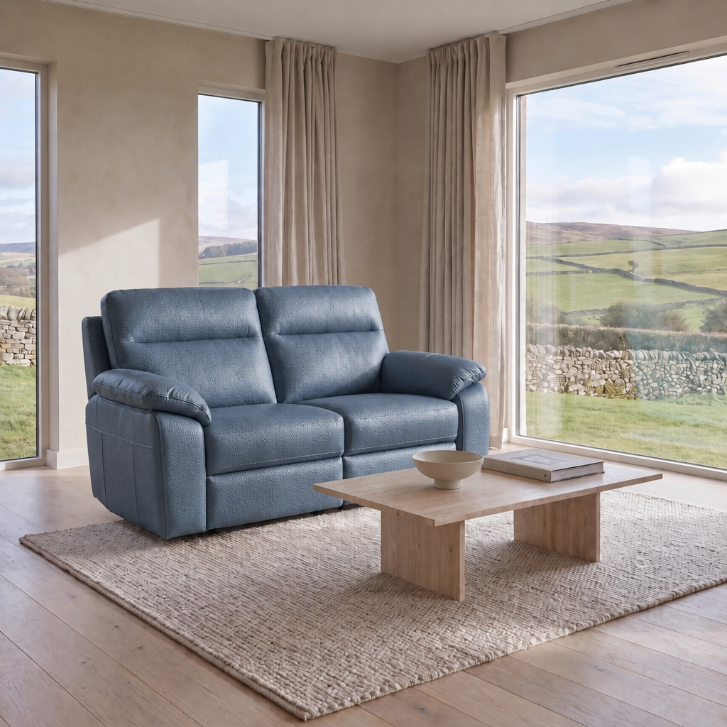 Nicoletti Vivaldi 2 Seater Sofa    - 2 Seater CB Torello — Torello PS Blu -S 81, gallery image 1