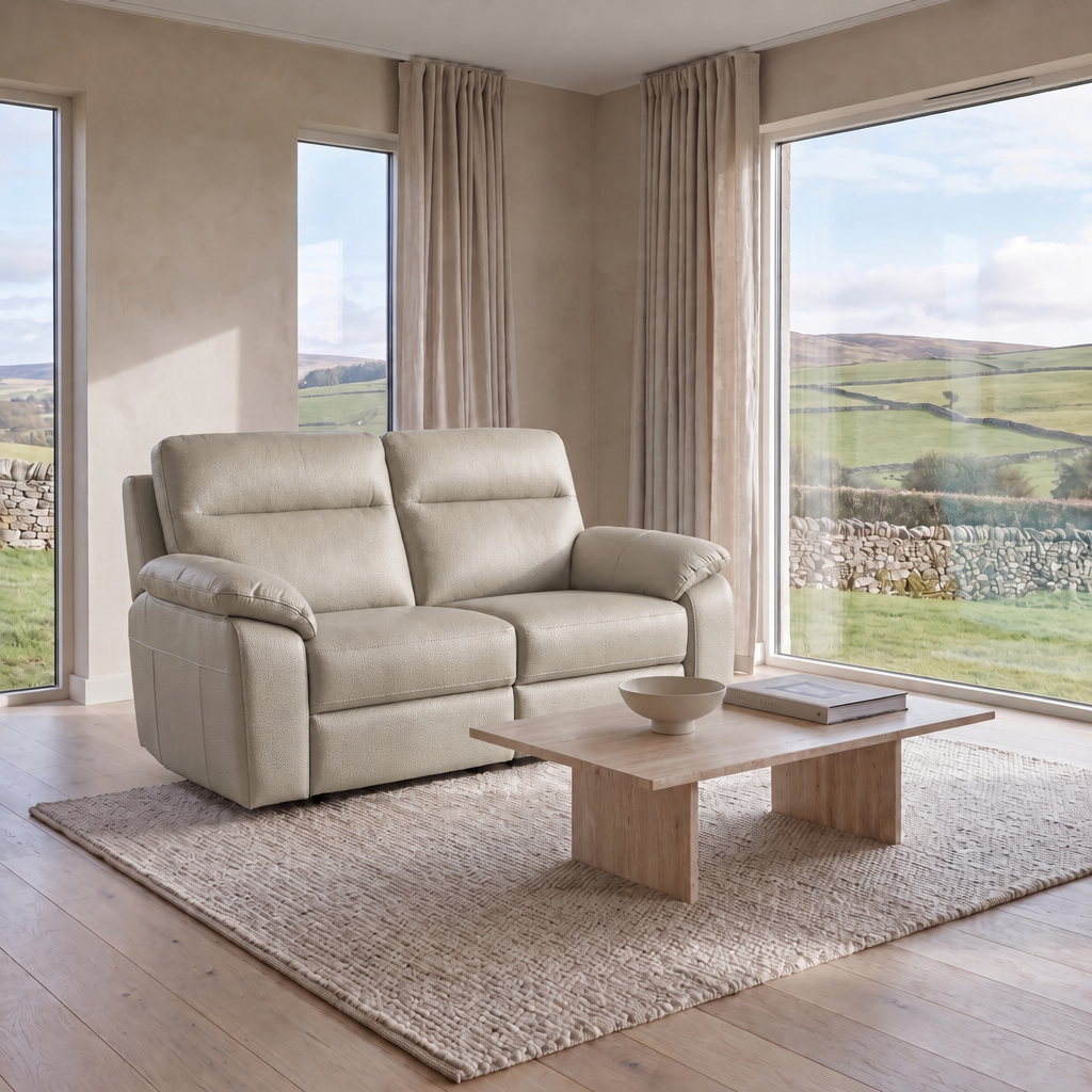 Nicoletti Vivaldi 2 Seater Sofa    - 2 Seater CB Torello — Torello PS 312 Taupe, gallery image 1
