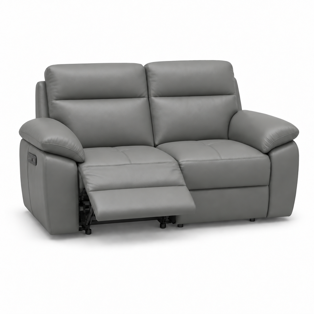 Nicoletti Vivaldi 2 Seater Recliner Sofa - 2 Seater Double Power Recliner CK Botero - Power Recliner with USB-C