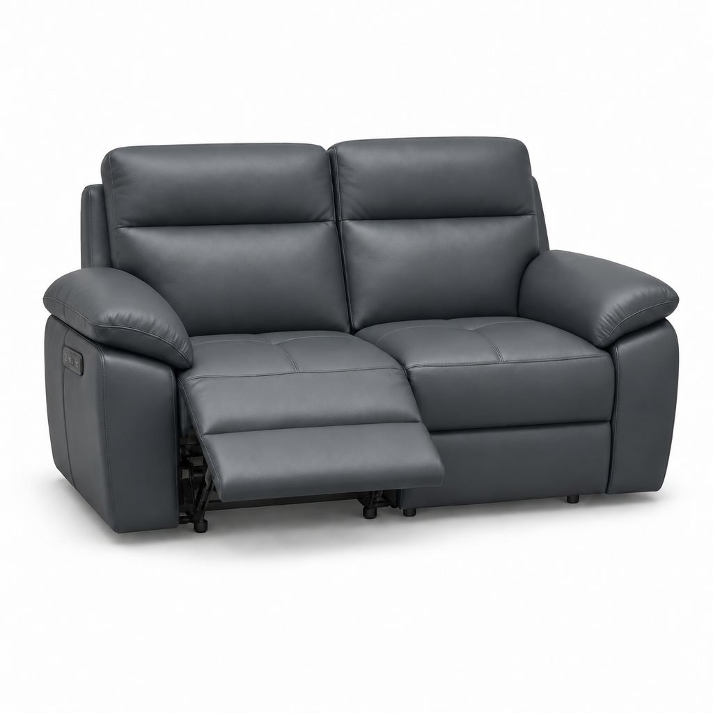 Nicoletti Vivaldi 2 Seater Recliner Sofa - 2 Seater Double Power Recliner CK Botero - Power Recliner with USB-C