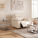 Nicoletti Rossini Recliner Armchair  - Power Recliner Armchair CB - Power Recliner with USB — Torello PS Bianco 93, gallery image 3