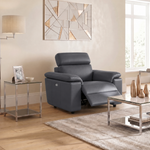 Nicoletti Rossini Recliner Armchair  - Power Recliner Armchair CB - Power Recliner with USB — Torello PS Blu -S 81, gallery image 3