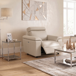 Nicoletti Rossini Recliner Armchair  - Power Recliner Armchair CB - Power Recliner with USB — Torello PS Tortora 328, gallery image 3