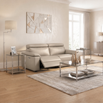 Nicoletti Rossini 3 Seater Recliner Sofa - 3 Seater Sofa Power Recliner CB - Power Recliner with USB — Torello PS Tortora 328, gallery image 3