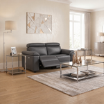 Nicoletti Rossini 2 Seater Recliner Sofa - 2 Seater Sofa Power Recliner CB - Power Recliner with USB — Torello PS Chocol -S 91, gallery image 3