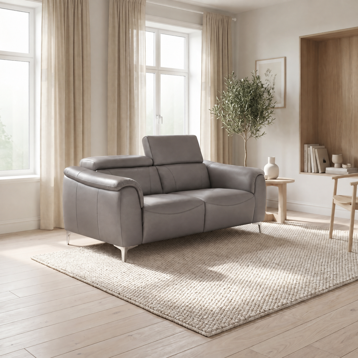Nicoletti Verdi 2 Seater Sofa - 2 Seater Sofa CB Torello - Manual Headrests — Torello PS Chocol -S 91, gallery image 1