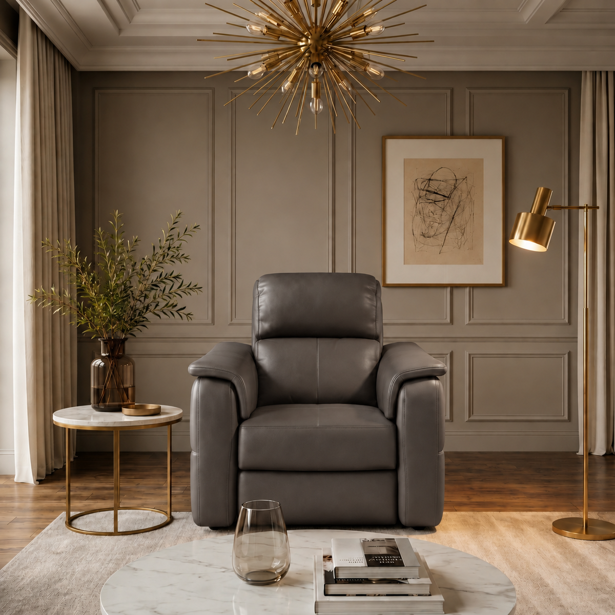 Nicoletti Giacomo Armchair - Armchair CB Torello — Torello PS Grigio Scuro 327, gallery image 3