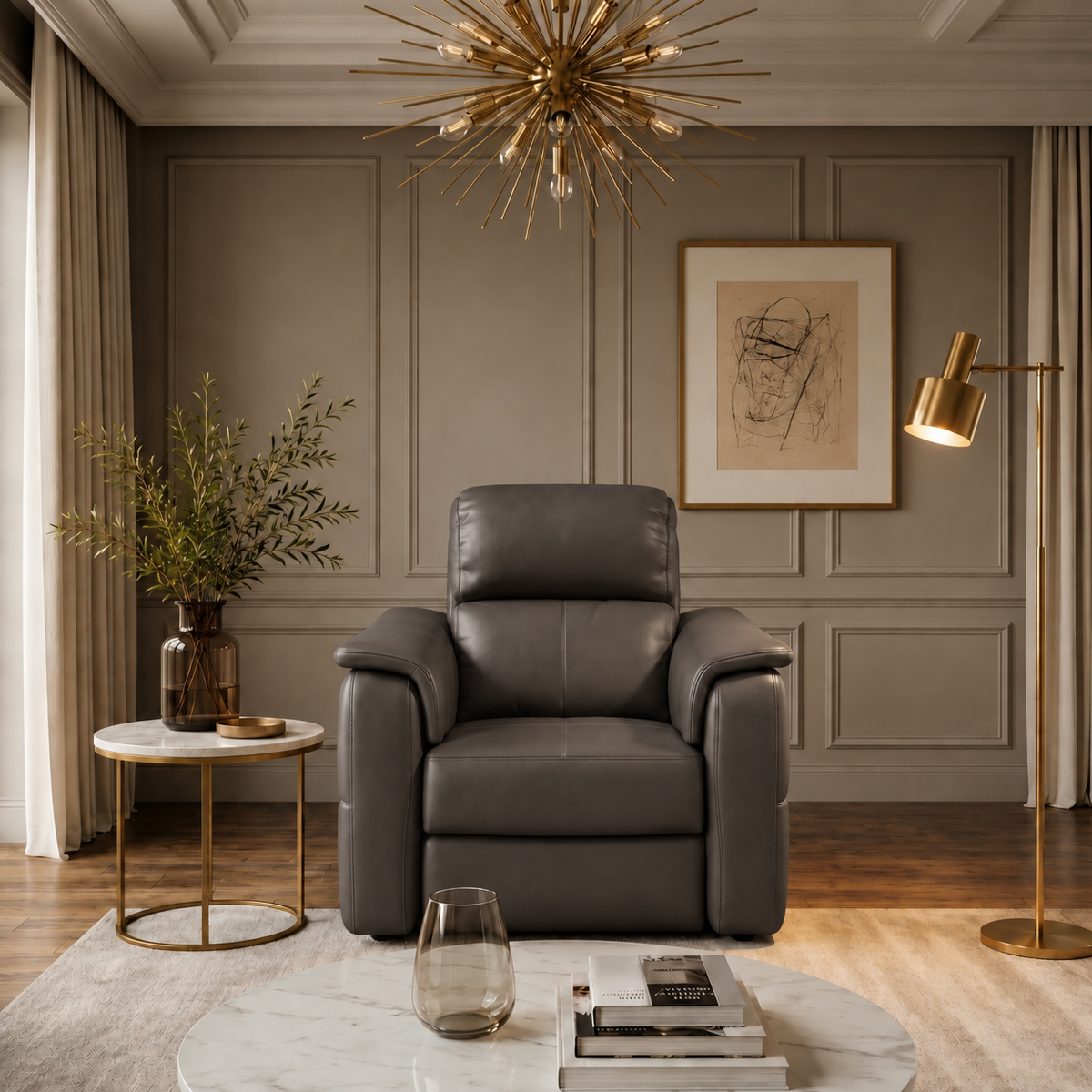 Nicoletti Giacomo Armchair - Armchair CB Torello — Torello PS Chocol -S 91, gallery image 3