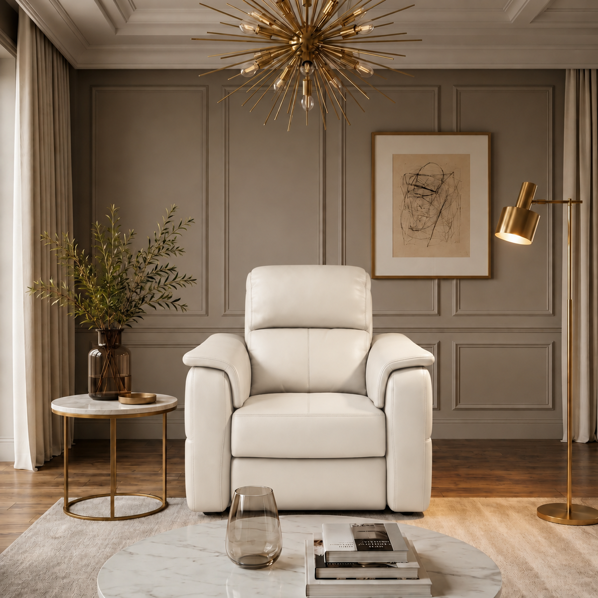Nicoletti Giacomo Armchair - Armchair CB Torello — Torello PS Bianco 93, gallery image 3