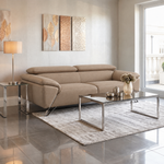 Nicoletti Puccini 3 Seater Sofa - 3 Seater Sofa NA — Coupe' FR 409 Nocciola, gallery image 3