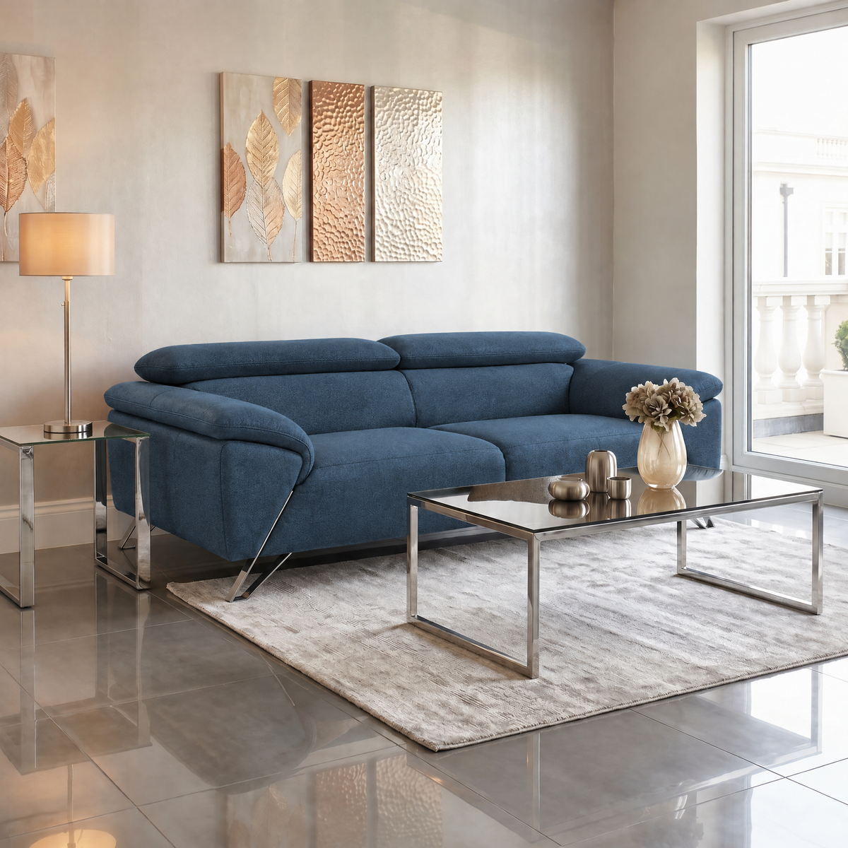 Nicoletti Puccini 3 Seater Sofa - 3 Seater Sofa NA — Fuente FR Ocean, gallery image 4