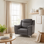 Nicoletti Carmen Armchair - Armchair CB — Feet: Shiny Metal / Torello PS Grigio Scuro 327, gallery image 3
