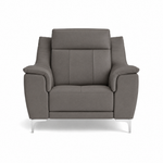 Nicoletti Carmen Armchair - Armchair CB Armchairs Sterling Home 14 Feet: Shiny Metal Torello PS Grigio Scuro 327