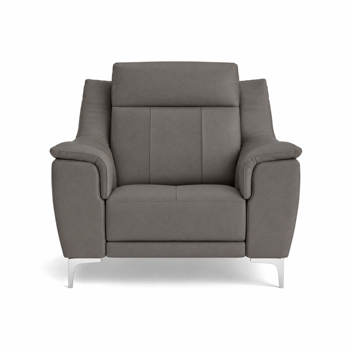Nicoletti Carmen Armchair - Armchair CB Armchairs Sterling Home 14 Feet: Shiny Metal Torello PS Grigio Scuro 327
